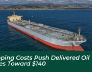 shipping costs push delivered oil prices toward 140 9yiZ