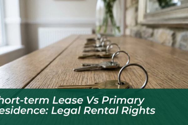 short term lease vs primary residence legal rental rights vNhQ