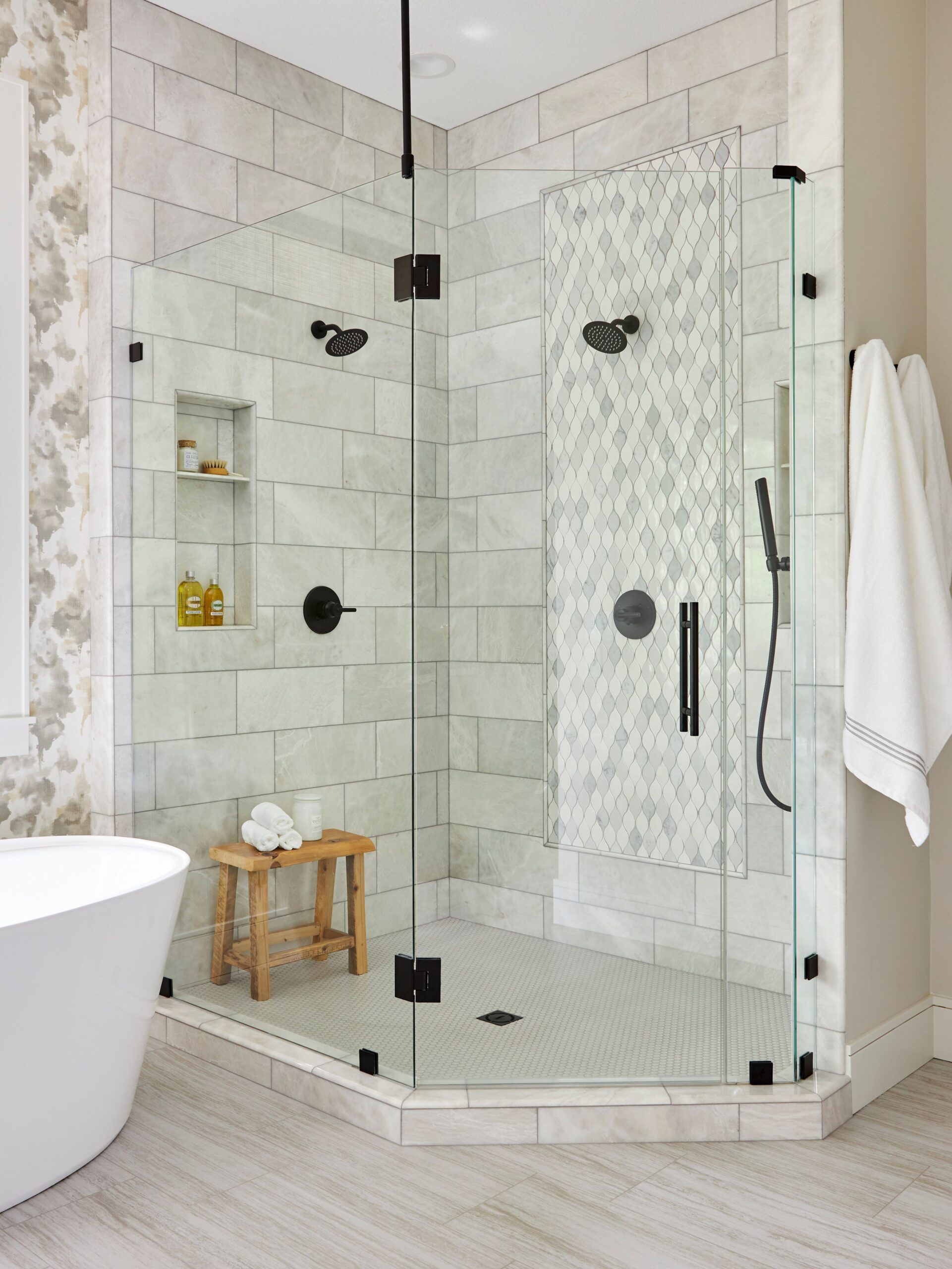 Shower Head Vinegar Freezer Bag Cleaning