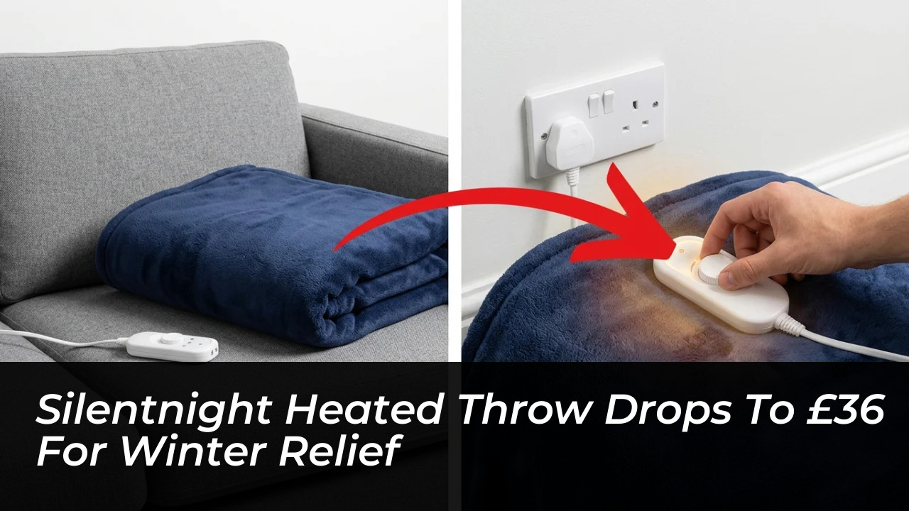 silentnight heated throw drops to 36 for winter relief Z7Pr