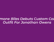 simone biles debuts custom colts outfit for jonathan owens g79u