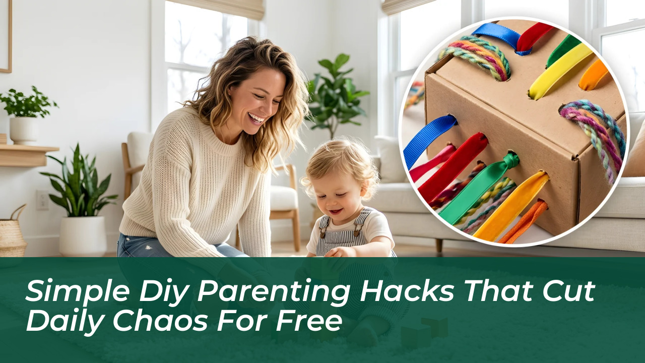 simple diy parenting hacks that cut daily chaos for free cD4v