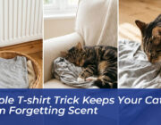 simple t shirt trick keeps your cat from forgetting scent Tghs