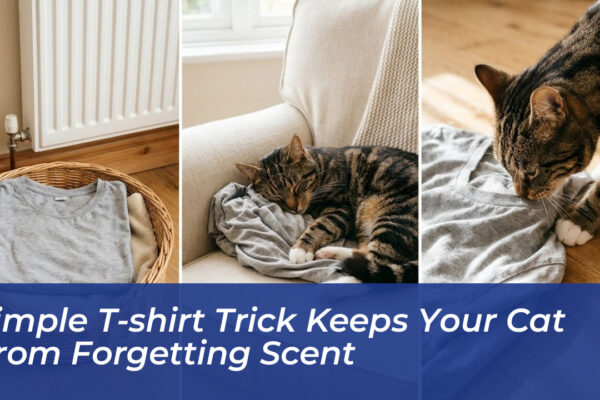 simple t shirt trick keeps your cat from forgetting scent Tghs