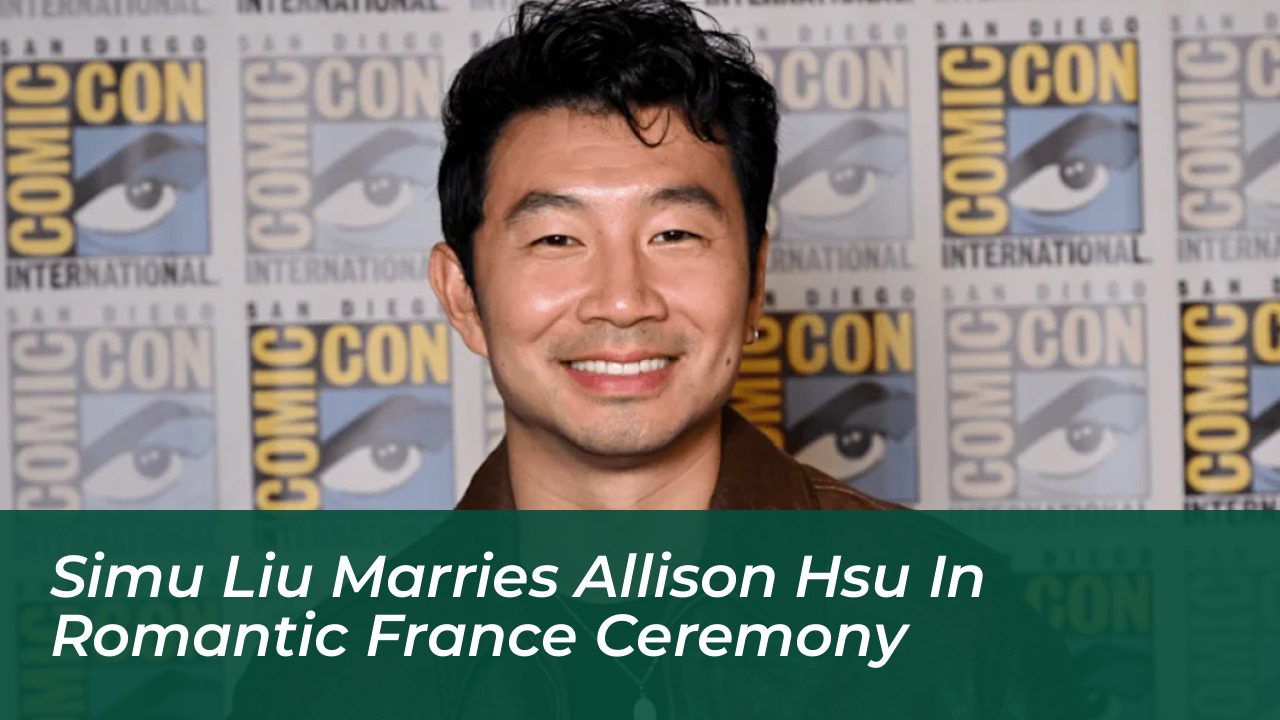 simu liu marries allison hsu in romantic france ceremony Oa6R
