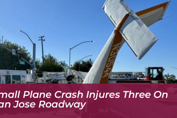 small plane crash injures three on san jose roadway z39T