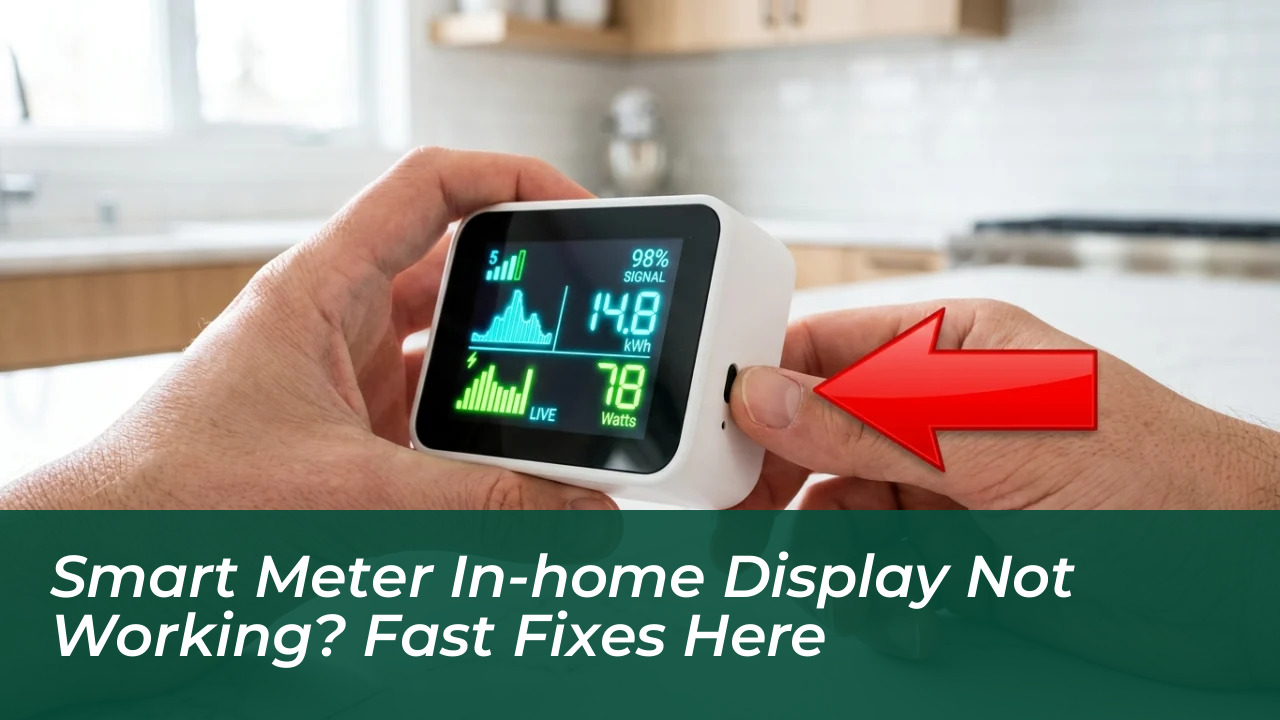 smart meter in home display not working fast fixes here iy8H