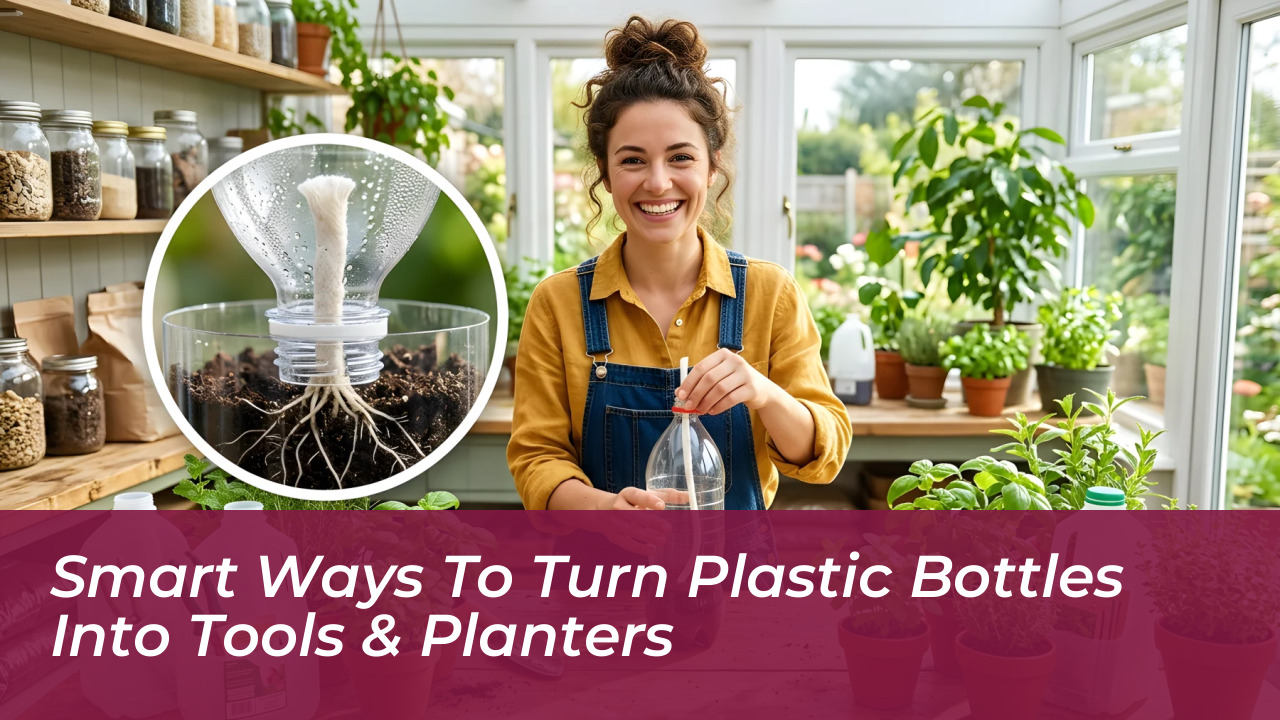 smart ways to turn plastic bottles into tools planters tHK1