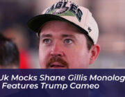 snl uk mocks shane gillis monologue and features trump cameo NBVr