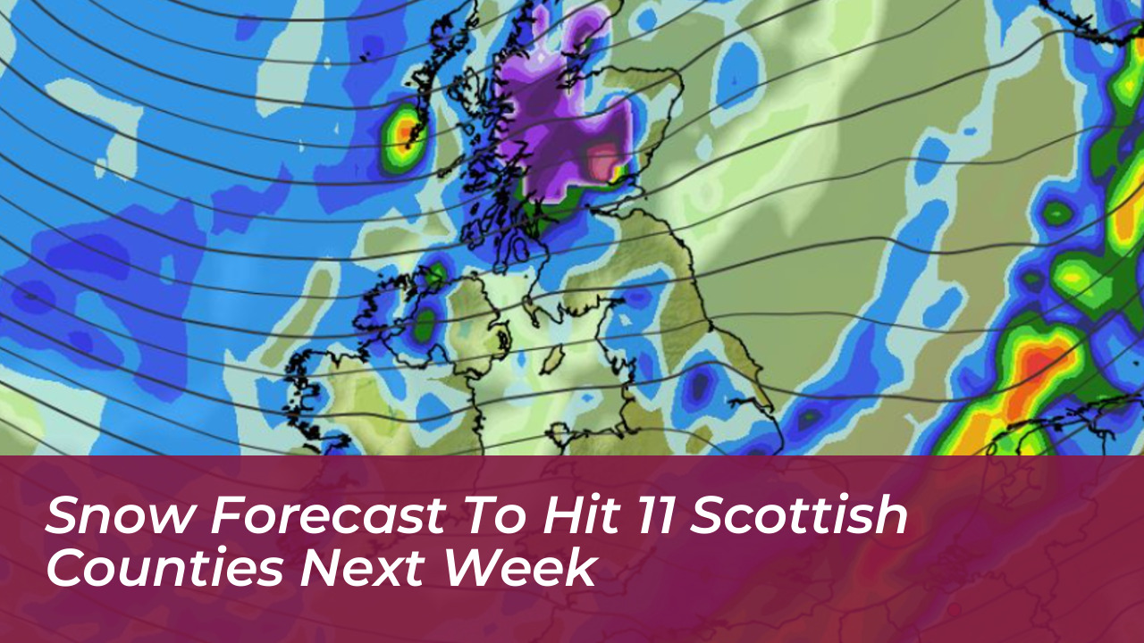 snow forecast to hit 11 scottish counties next week Ts46