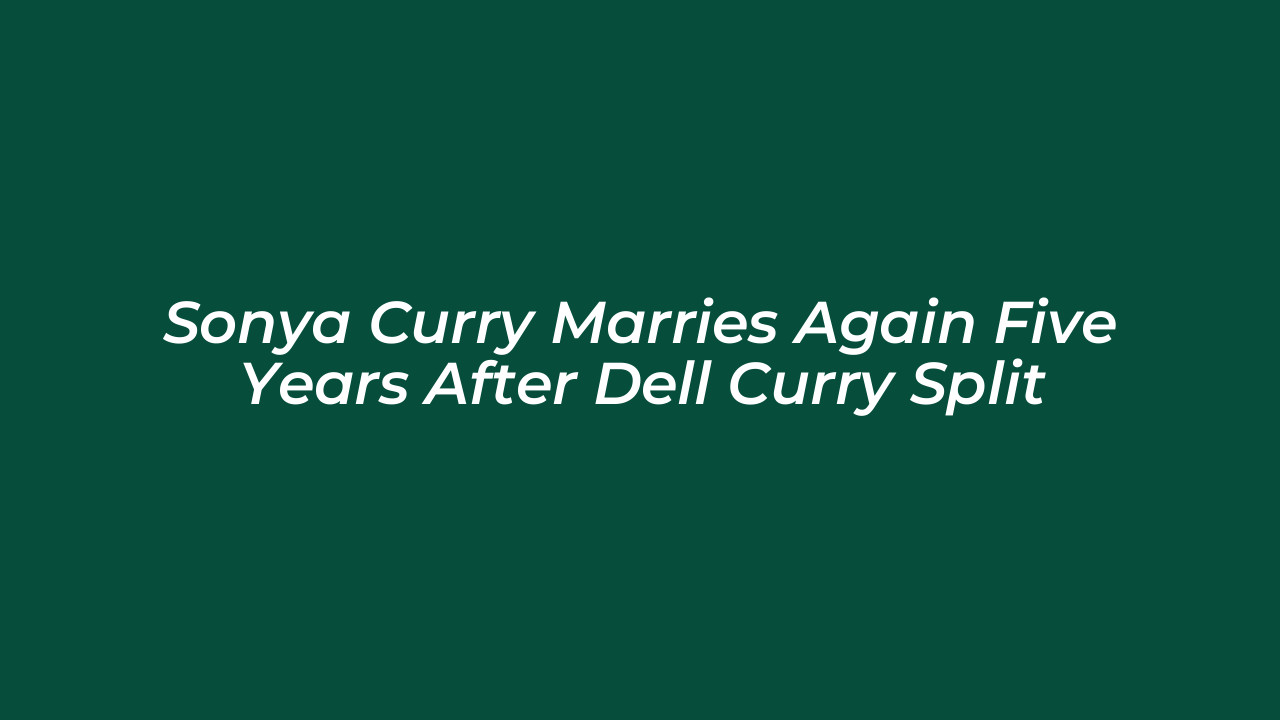 sonya curry marries again five years after dell curry split dpMW