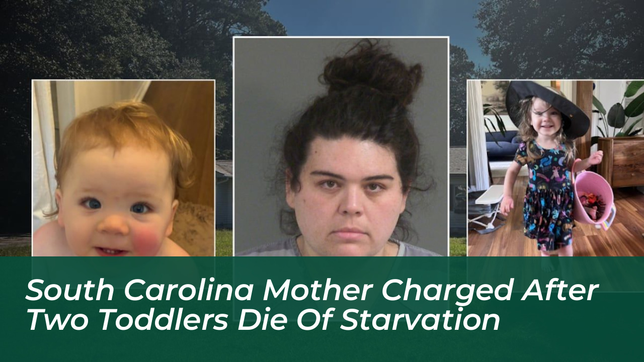 south carolina mother charged after two toddlers die of starvation
