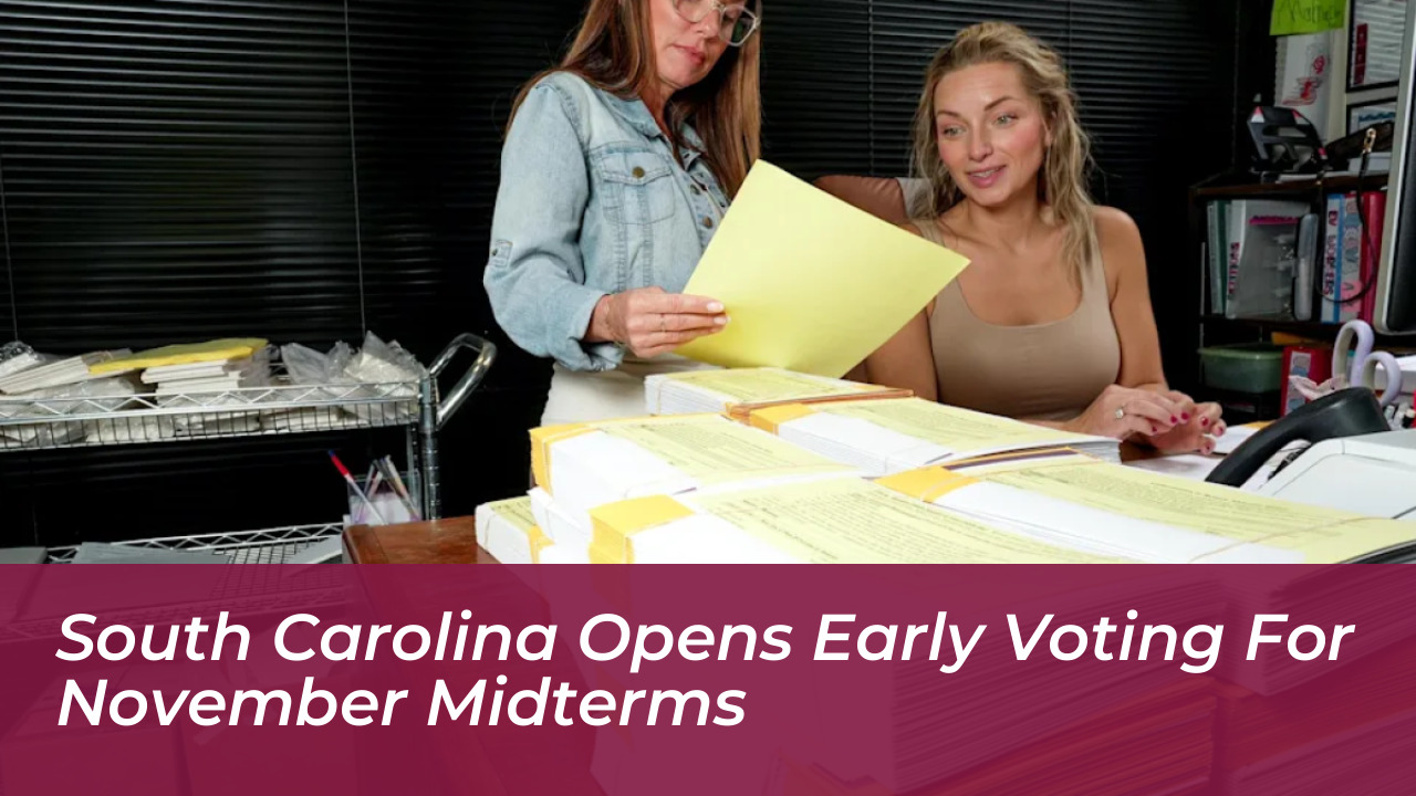 south carolina opens early voting for november midterms 7AVd