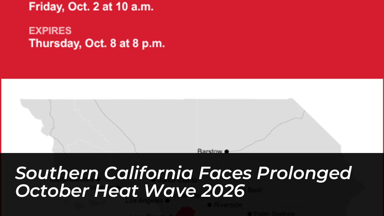 southern california faces prolonged october heat wave 2026 ihej