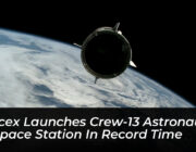 spacex launches crew 13 astronauts to space station in record time GM6W