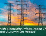 spanish electricity prices reach third highest autumn on record Lhcb