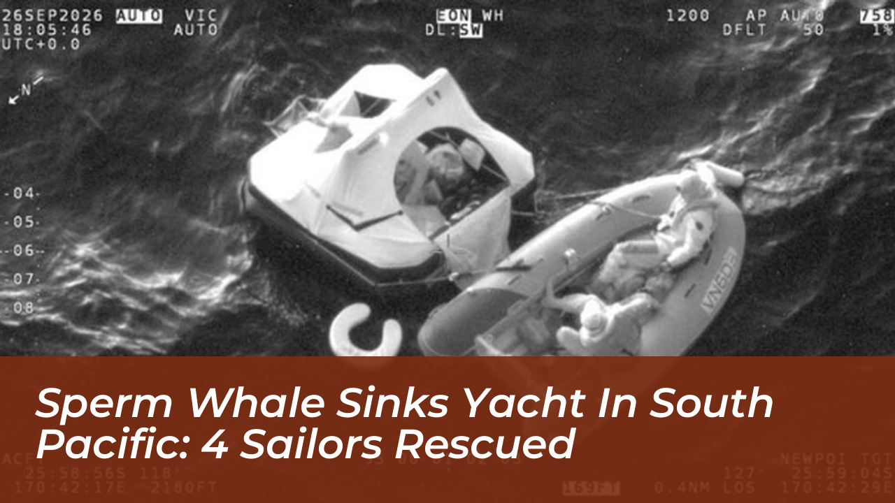 sperm whale sinks yacht in south pacific 4 sailors rescued kPpc