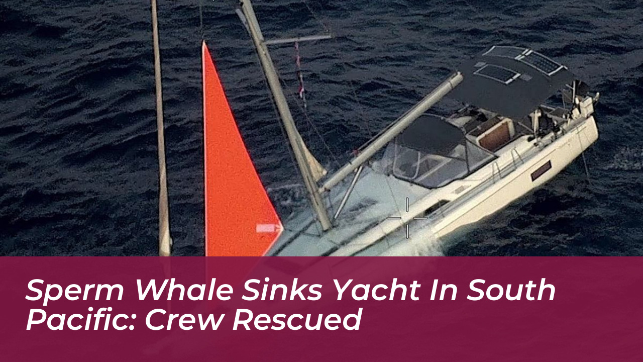 sperm whale sinks yacht in south pacific crew rescued Q7hq