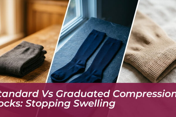 standard vs graduated compression socks stopping swelling wfj1