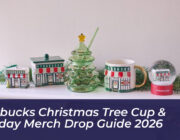 starbucks christmas tree cup holiday merch drop guide 2026 SCKf