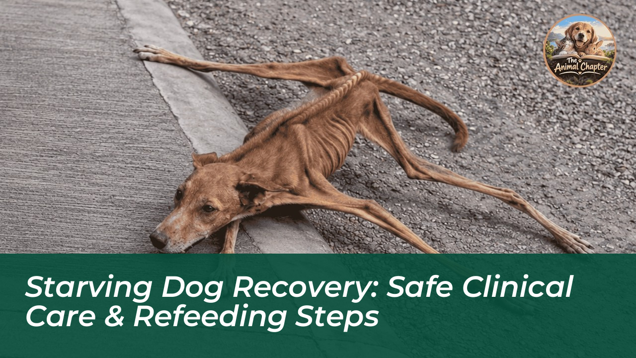 starving dog recovery safe clinical care refeeding steps ZX3N