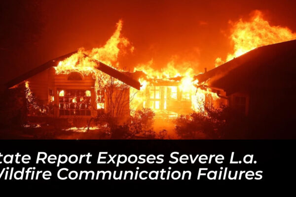 state report exposes severe l a wildfire communication failures MthJ