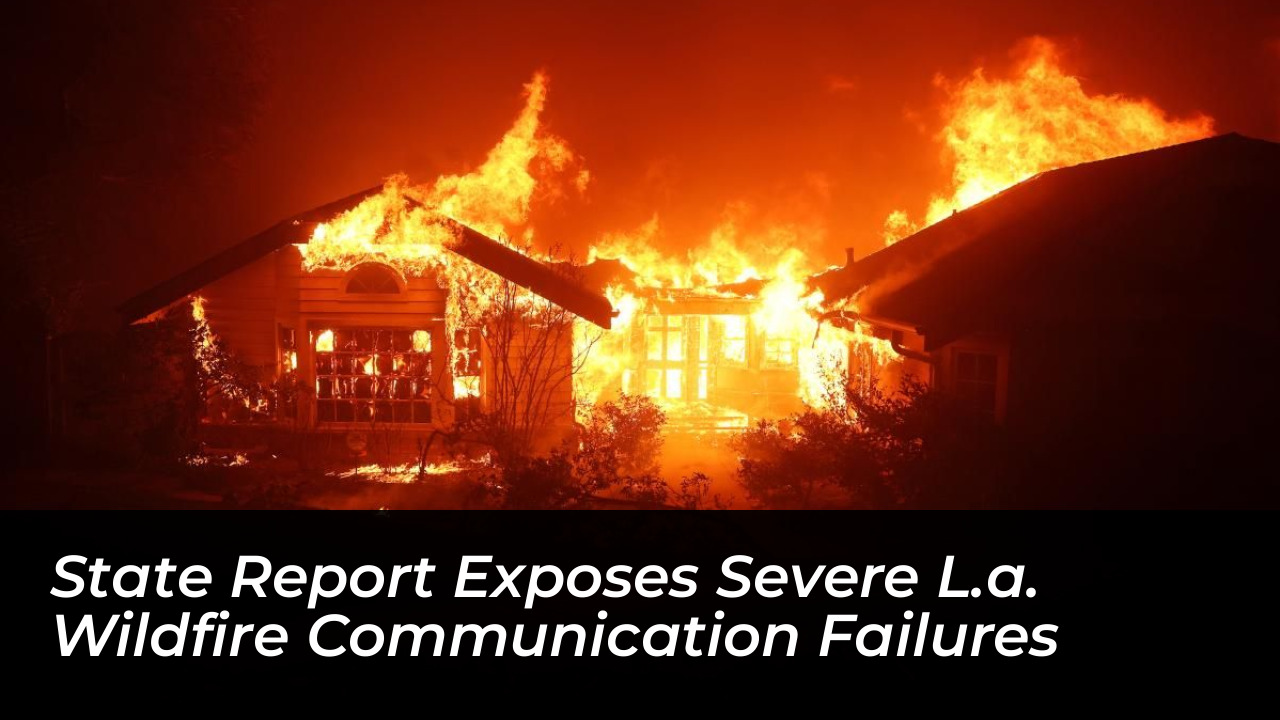 state report exposes severe l a wildfire communication failures MthJ