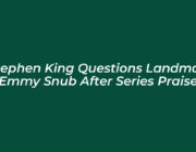 stephen king questions landman emmy snub after series praise ZRs8