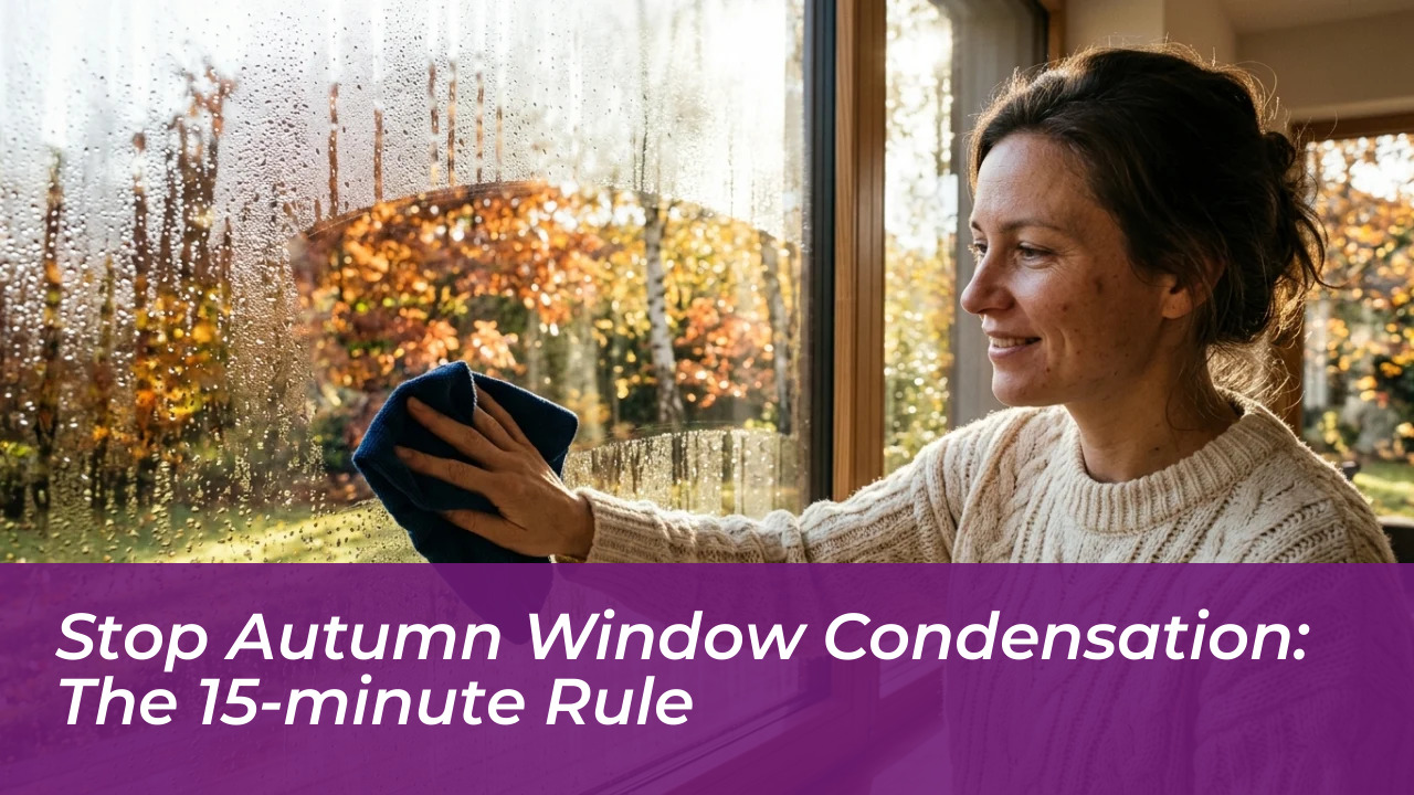stop autumn window condensation the 15 minute rule tAEq