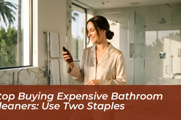 stop buying expensive bathroom cleaners use two staples lJgH