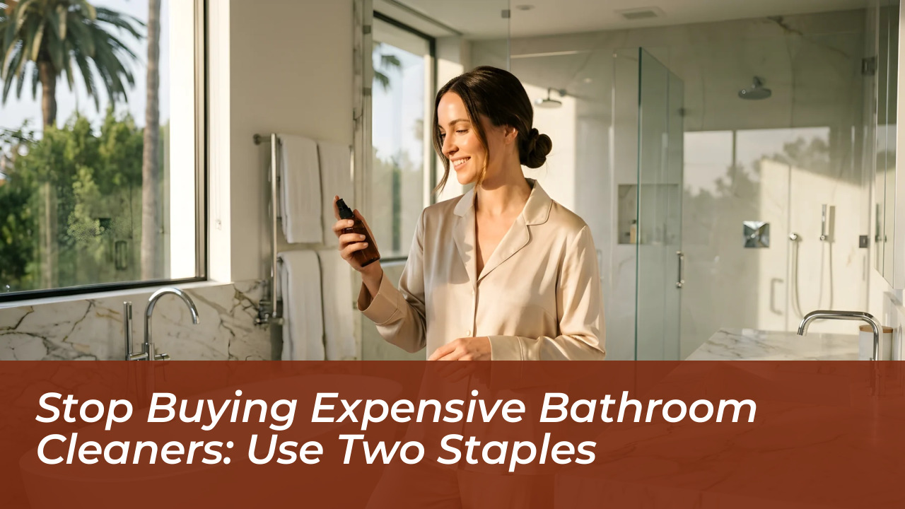 stop buying expensive bathroom cleaners use two staples lJgH