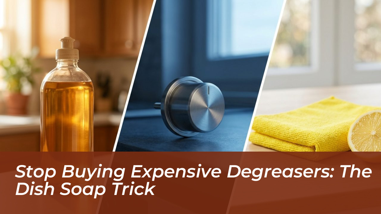 stop buying expensive degreasers the dish soap trick lM23
