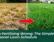 stop fertilizing wrong the simple seasonal lawn schedule CEMj