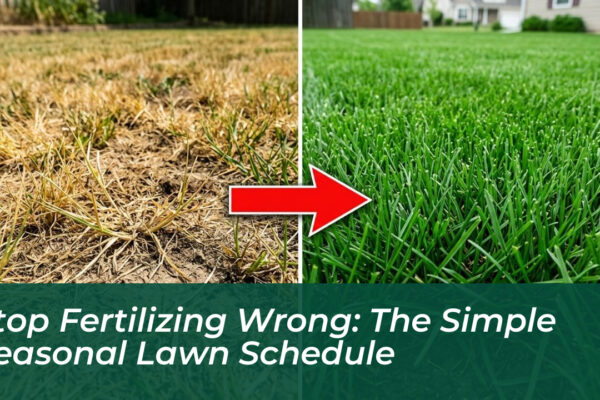 stop fertilizing wrong the simple seasonal lawn schedule CEMj
