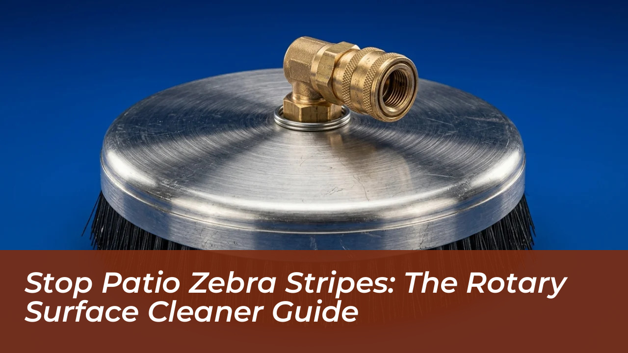stop patio zebra stripes the rotary surface cleaner guide 0NUE