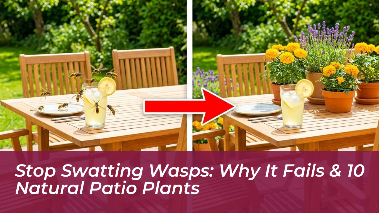 stop swatting wasps why it fails 10 natural patio plants 0le8