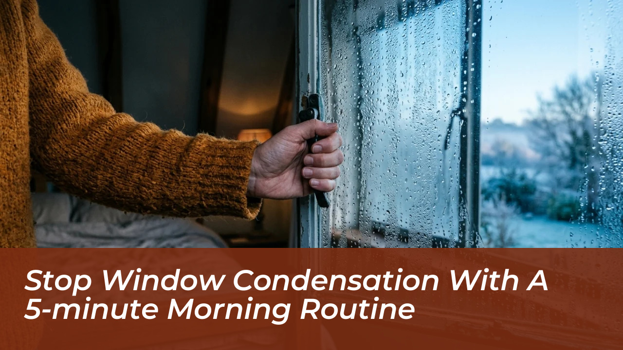 stop window condensation with a 5 minute morning routine UqvC