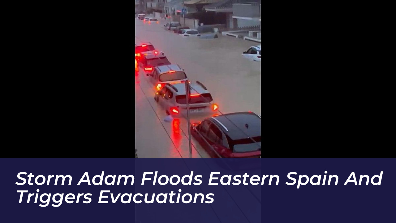 storm adam floods eastern spain and triggers evacuations l11U