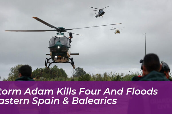 storm adam kills four and floods eastern spain balearics iUqq