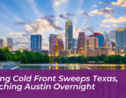 strong cold front sweeps texas reaching austin overnight pvaJ