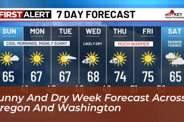 sunny and dry week forecast across oregon and washington aNvJ