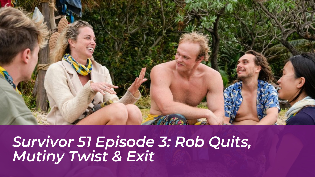 survivor 51 episode 3 rob quits mutiny twist exit HZbg