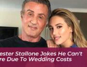 sylvester stallone jokes he cant retire due to wedding costs tvri