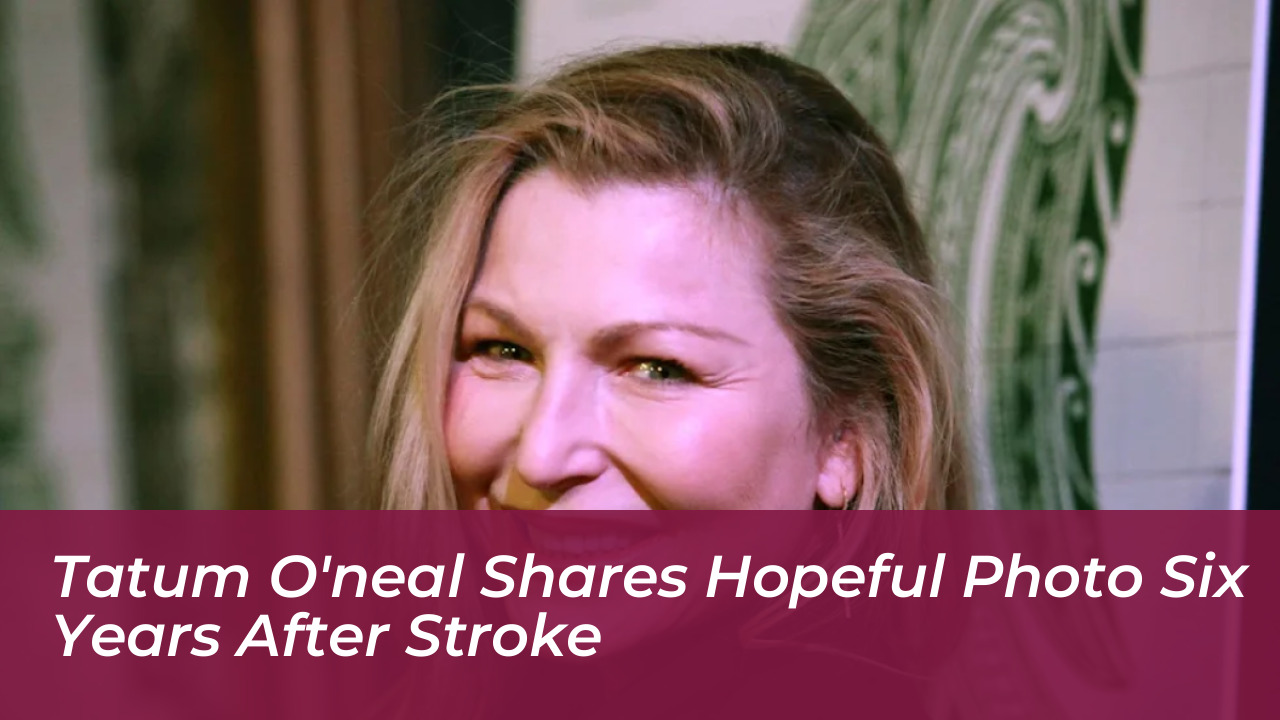 tatum oneal shares hopeful photo six years after stroke tpH0