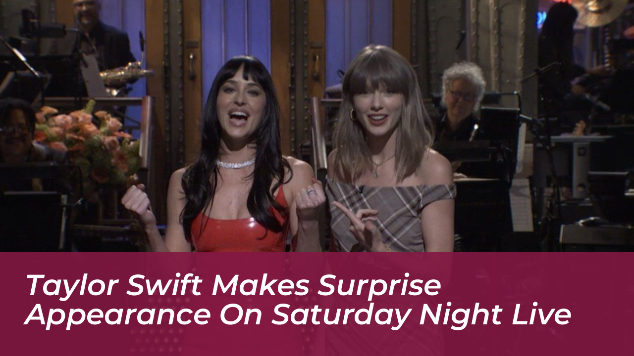 taylor swift makes surprise appearance on saturday night live bNUU