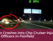 tesla crashes into chp cruiser injuring two officers in fairfield moiS