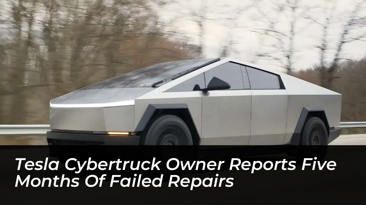 tesla cybertruck owner reports five months of failed repairs oRyT