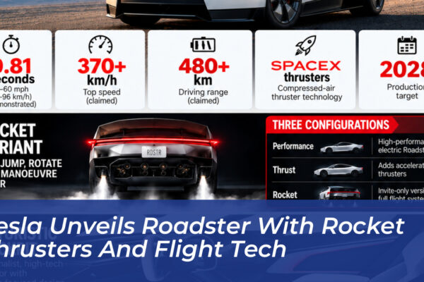 tesla unveils roadster with rocket thrusters and flight tech 2Qle