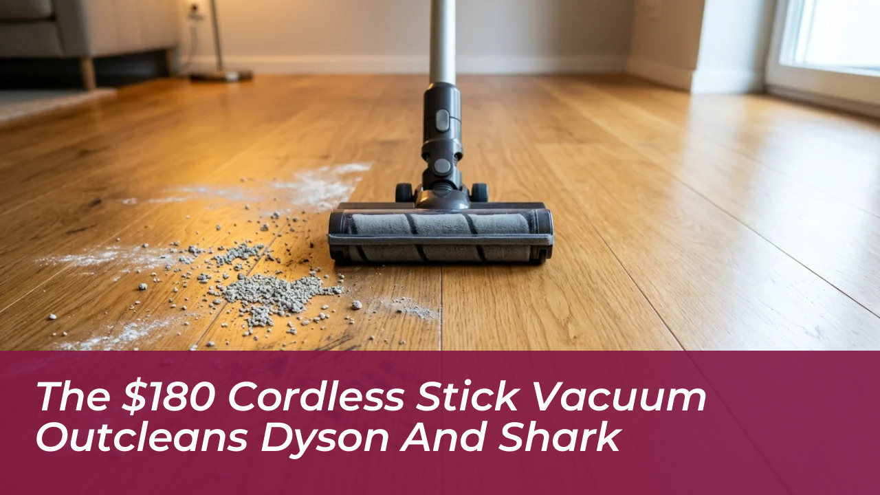 the 180 cordless stick vacuum outcleans dyson and shark V5as