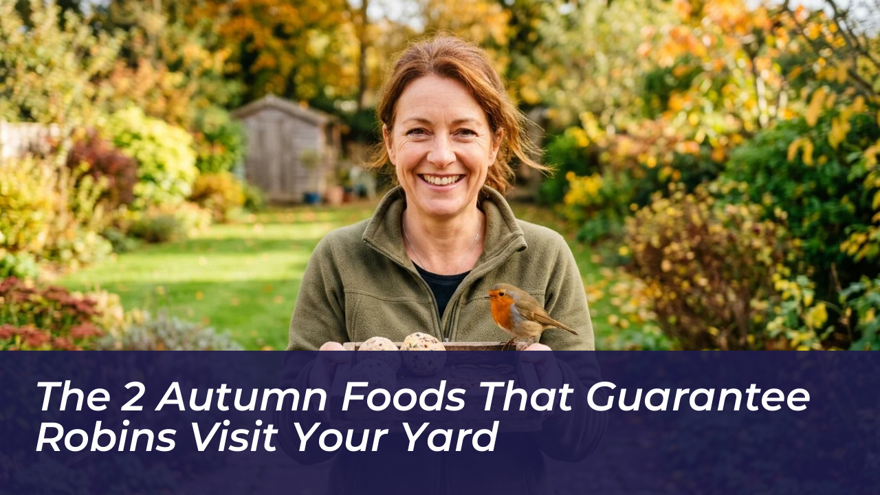 the 2 autumn foods that guarantee robins visit your yard IfmU